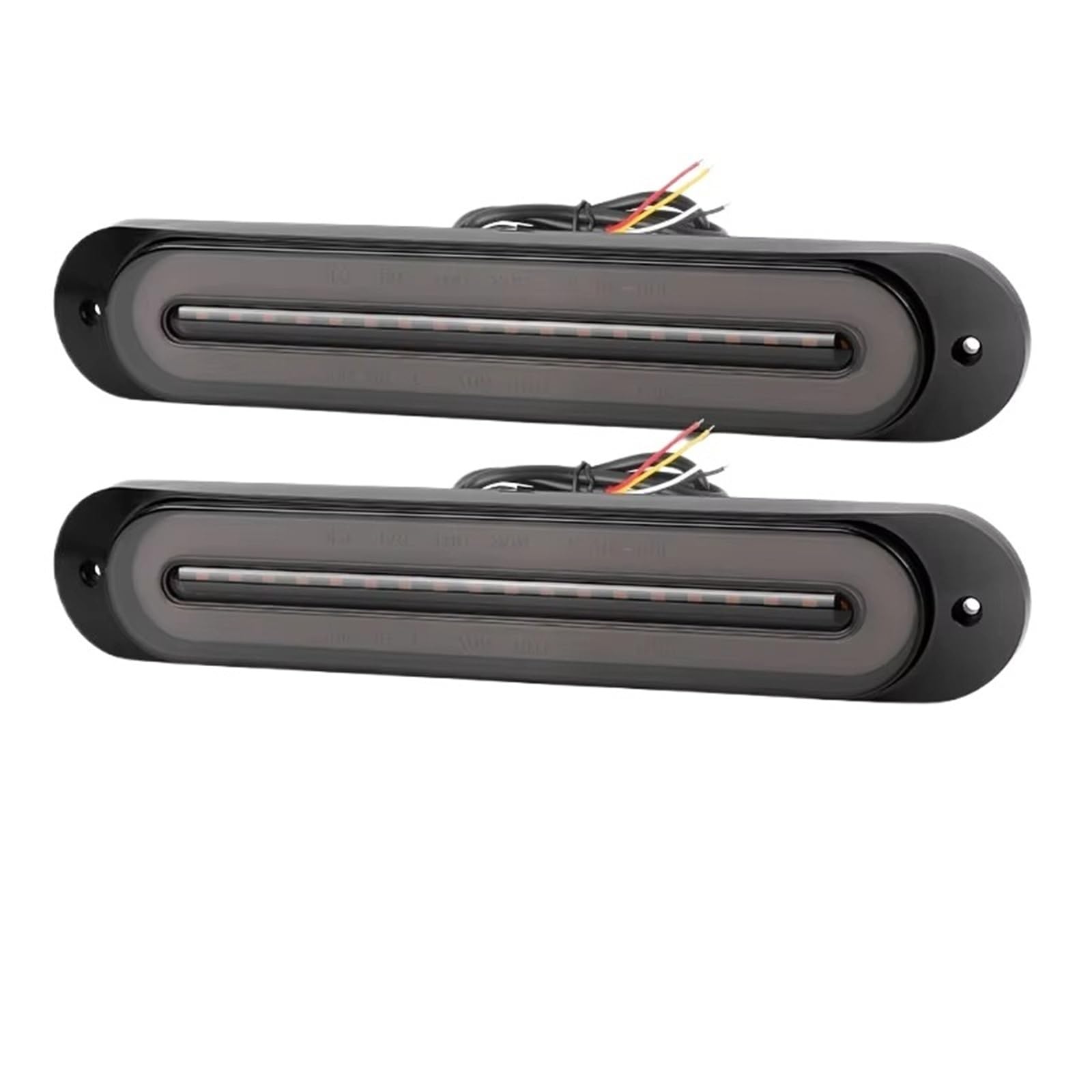 Indicatore Direzione Laterale Per Camion Per Rimorchi Per Camper ATV UTV SUV 12V 24V 68 LED Fanale Posteriore 3 In 1 Luce Freno Indicatore Direzione Lampada Avvertimento