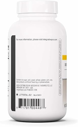 Miniatura 3 de Integrative Therapeutics Resveratrol Ultra HP - Suplemento de apoyo para la salud cardíaca para apoyo diario antioxidante*- Una vez al día, sin