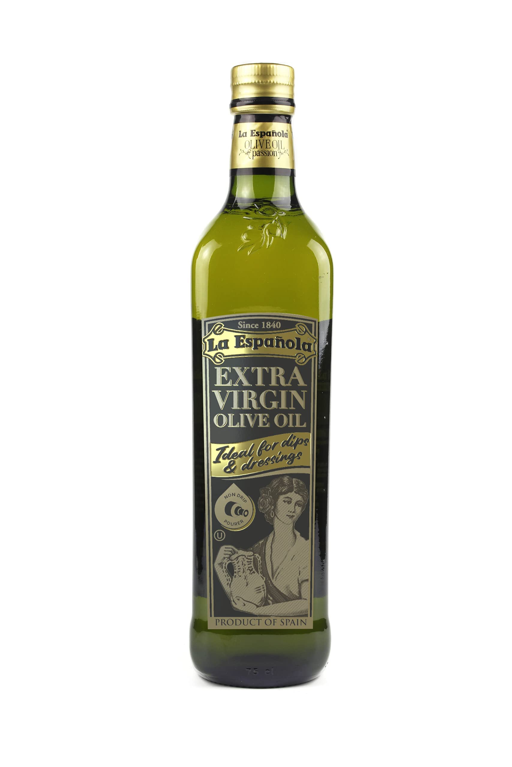 LA ESPAÑOLA - Extra Virgin Olive Oil from 100% Spanish Olives. 750 ml Bottle