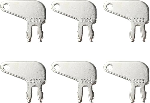 8PCS 8H5306 8398 Llaves de equipo pesado Llave de desconexión de batería maestra compatible con Caterpillar y encendidos antiguos