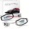 Asasytal License Number Plate Light, LED Rear Number Plate Lamps 6000K Xenon White Compatible with Honda 789th Gen Ci-vic Pi-lot Ody-ssey Acu-ra MDX RL TL TS RDX ILX, 2 Pcs