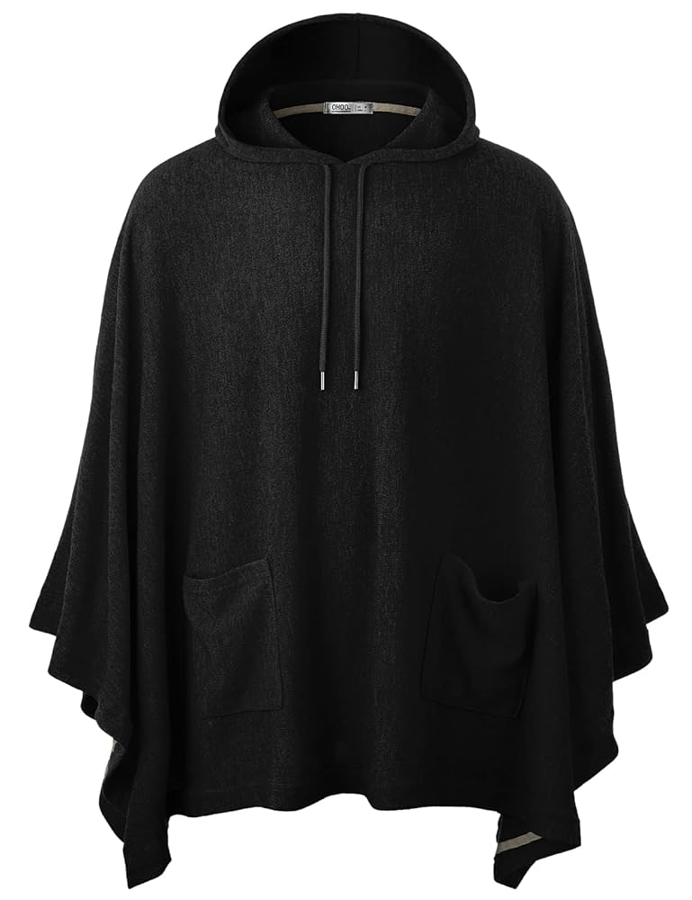 pocho Womens Oversized Hooded Poncho - Tops - Jackets & Hoodies