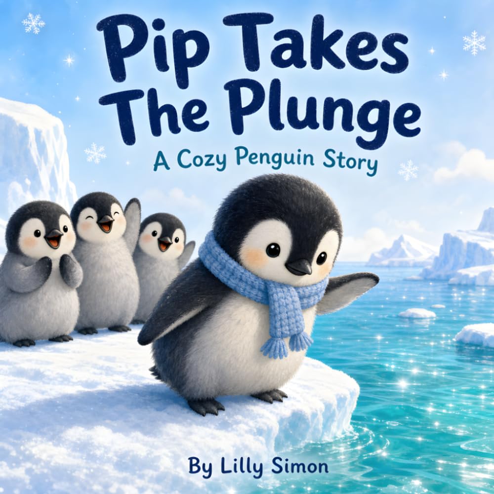 Pip Takes the Plunge: A Cozy Penguin Story About Courage, Friendship, and Learning to Swim
