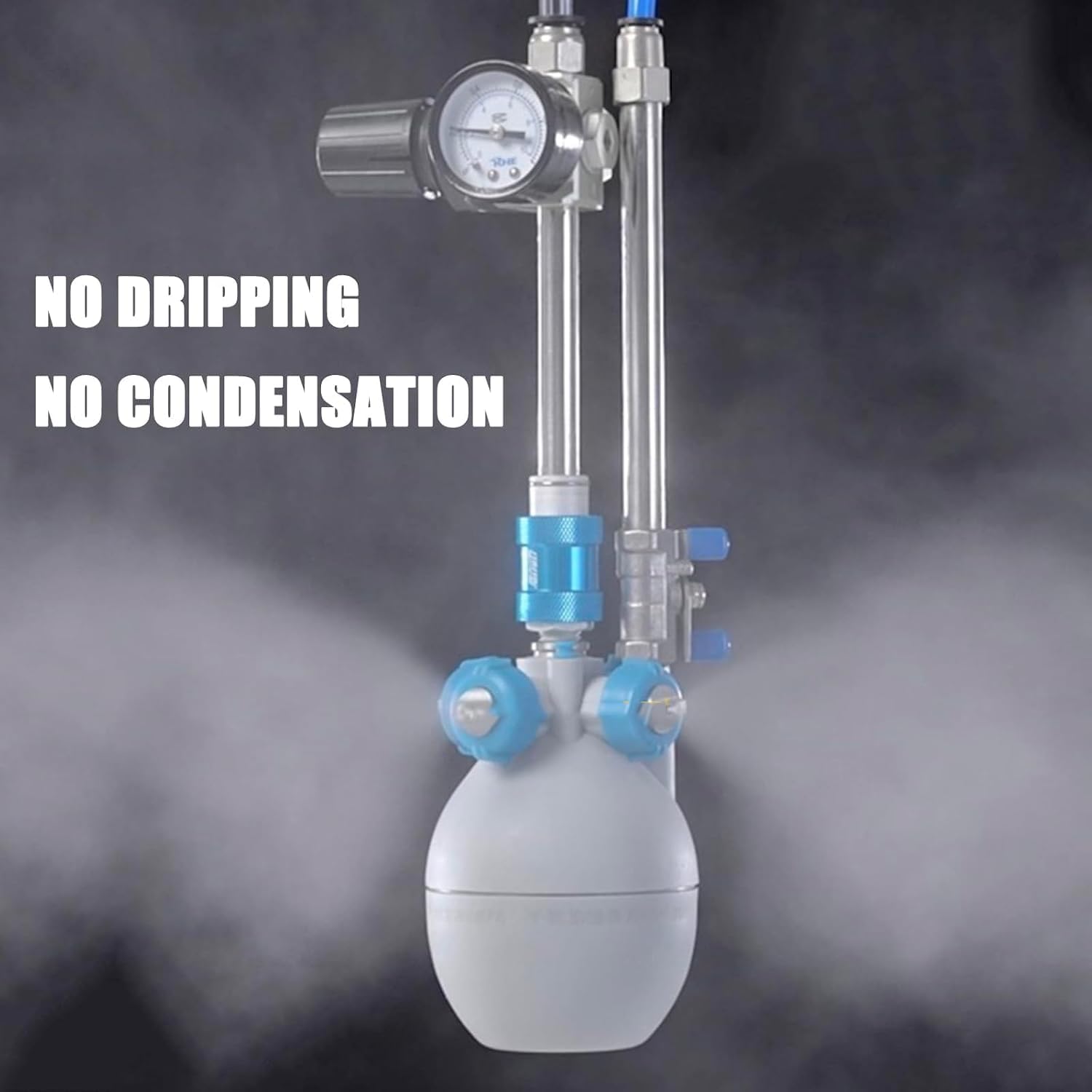 Humidificador Industrial Ajustable, Humidificador Industrial De Niebla Seca, Reducción De Polvo, Aumento De Humedad Y Antiestático, Área Aplicable De 20 A 200 M².