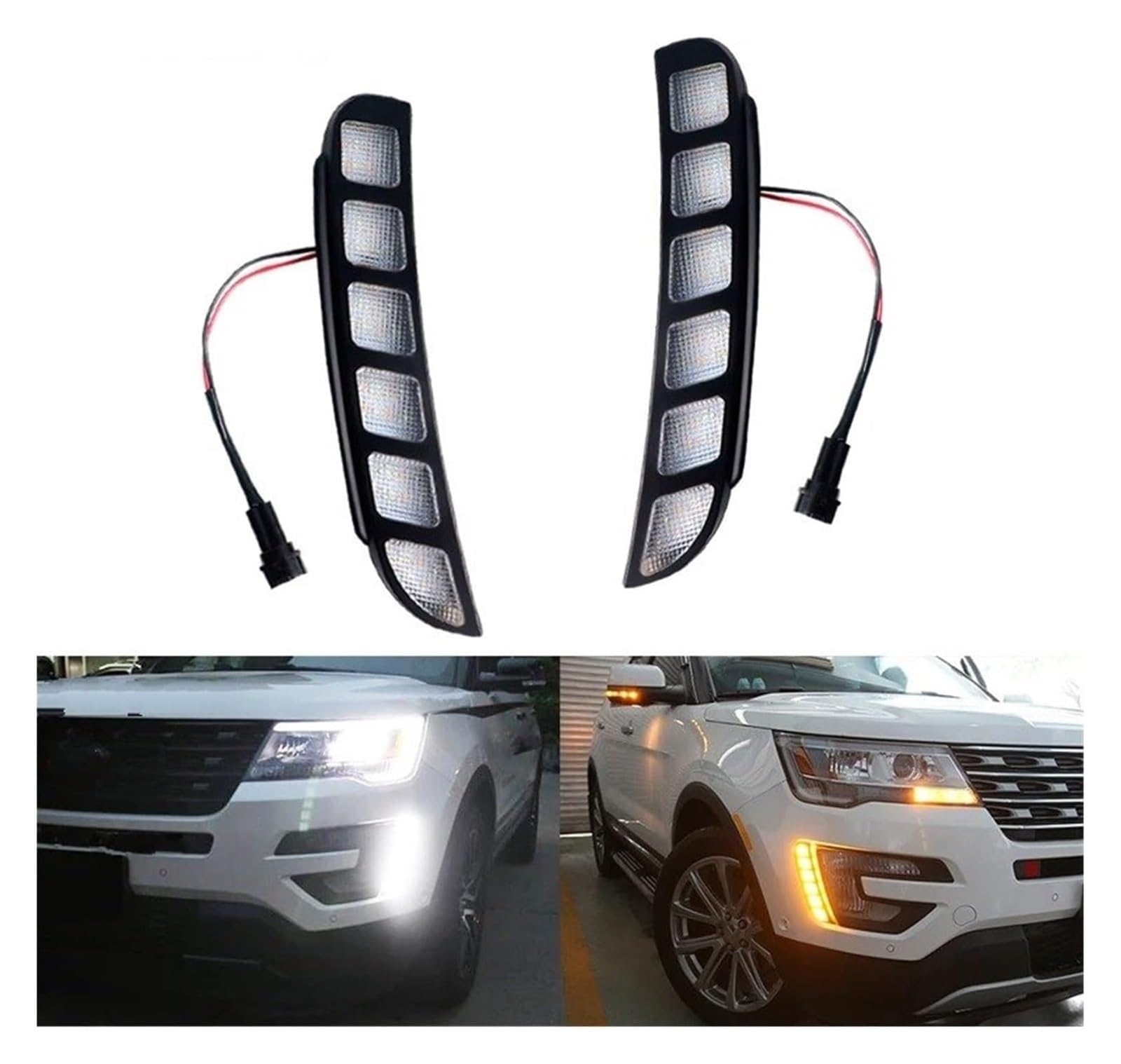 Indicatore Luce Specchietto Laterale Per Explorer 2016 2017 Fendinebbia Indicatori Di Direzione/Luci Di Marcia Diurna Gruppo Indicatori Di Direzione Indicatore Specchietto Laterale
