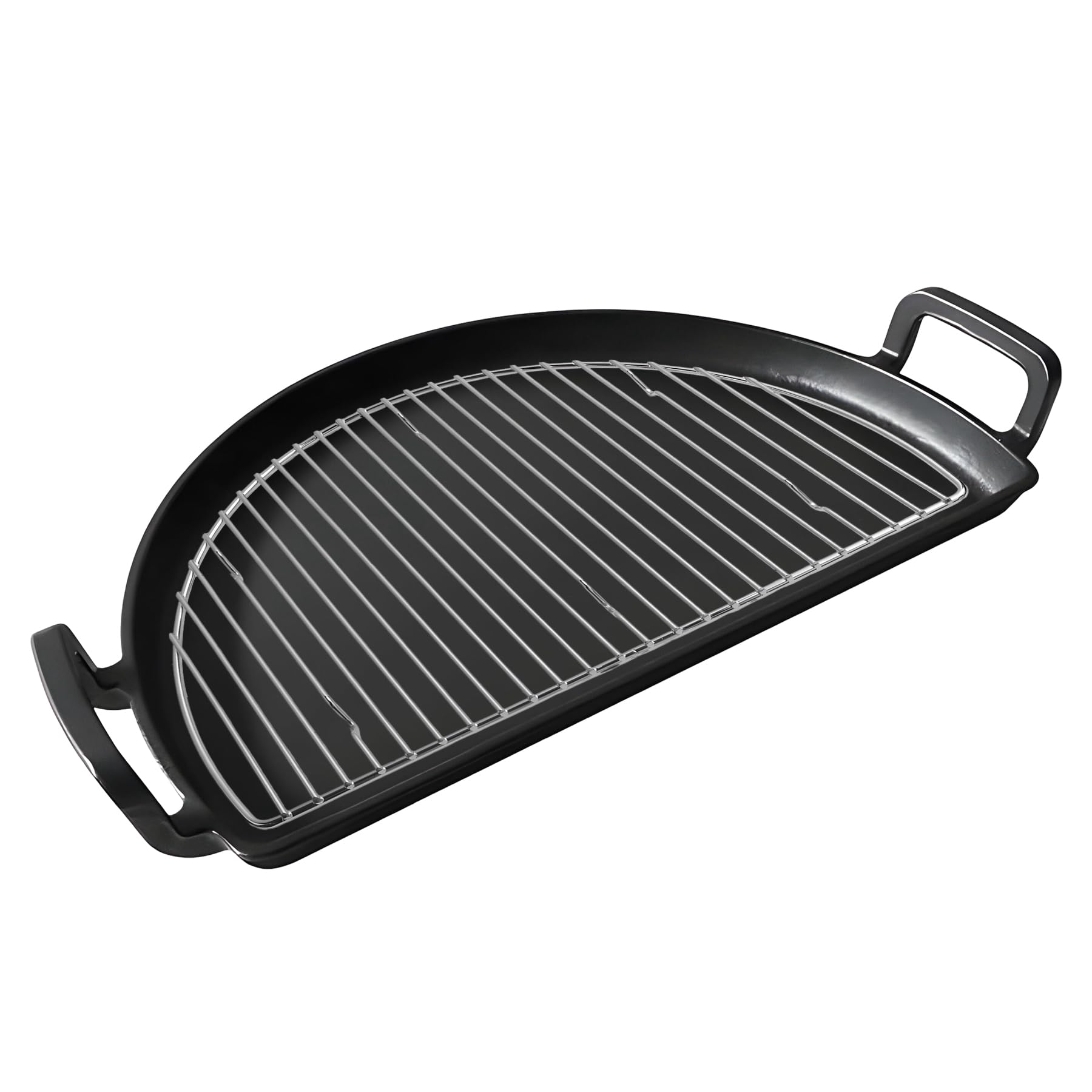 Cast Iron Griddle &amp; Grate for Weber Slow n Sear Kettle Charcoal Grill Parts