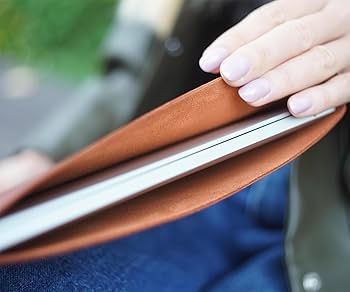 Amazon.com: Genuine Leather Sleeve Case for 13 inch MacBook