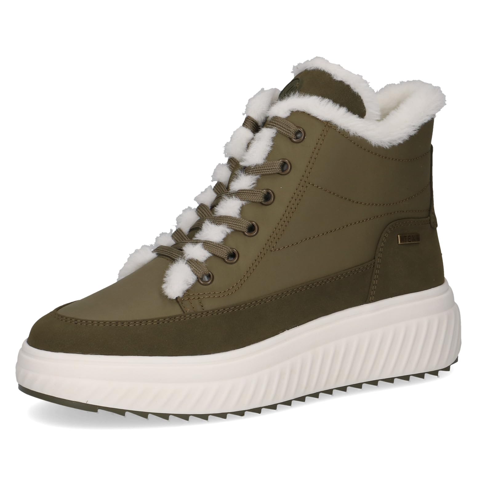 CAPRICE Damen Sneaker hoch Wasserabweisend Vegan