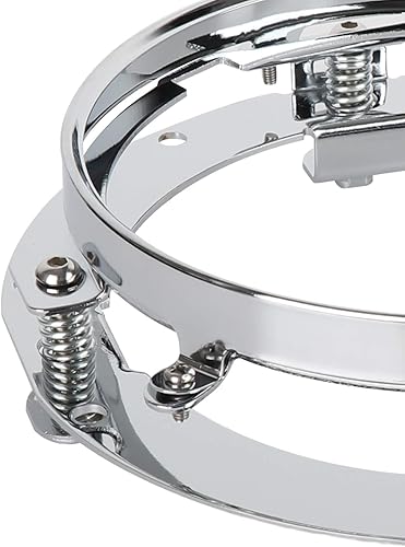 Miniatura 4 de YEEGO DIRECT Soporte de montaje de anillo de faro delantero redondo de 7 pulgadas y adaptador de arnés de cable LED de 7 pulgadas para montaje de