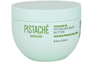 Pistachio Skincare Pistachio Oil Whipped Body Butter Cream: Hydrating Dry Skin &...