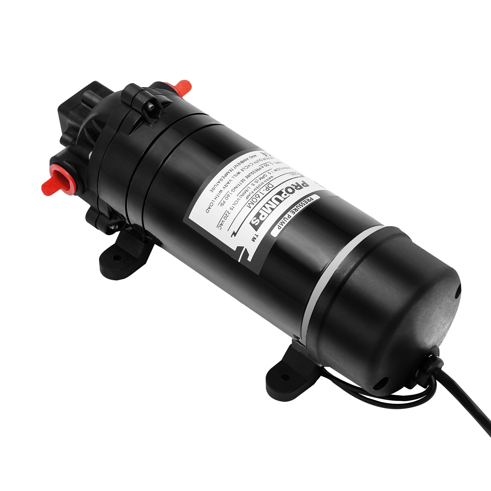 ROGONPDK 160 psi zelfaanzuigende drukwaterpomp, 220 V membraanpomp