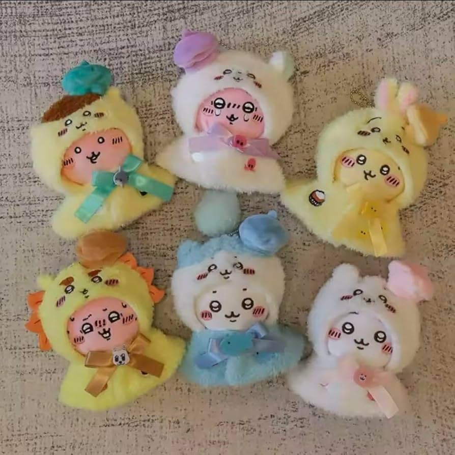 rh ちいかわぬいぐるみまとめ ちいかわ ハチワレ うさぎ モモンガ hi