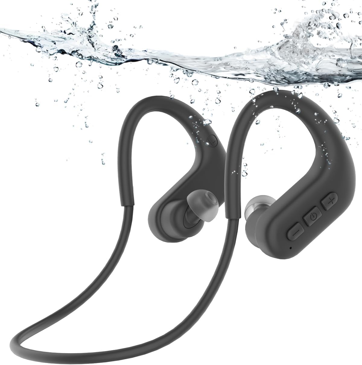 SANOTO Kopfhörer Schwimmen, In Ear Kopfhörer Knochenschall Bluetooth 5.4, IPX8 Unterwasser Kopfhörer Schwimen 8G MP3 Player Sport Kopfhörer zum Schwimmen Laufen, Surfen