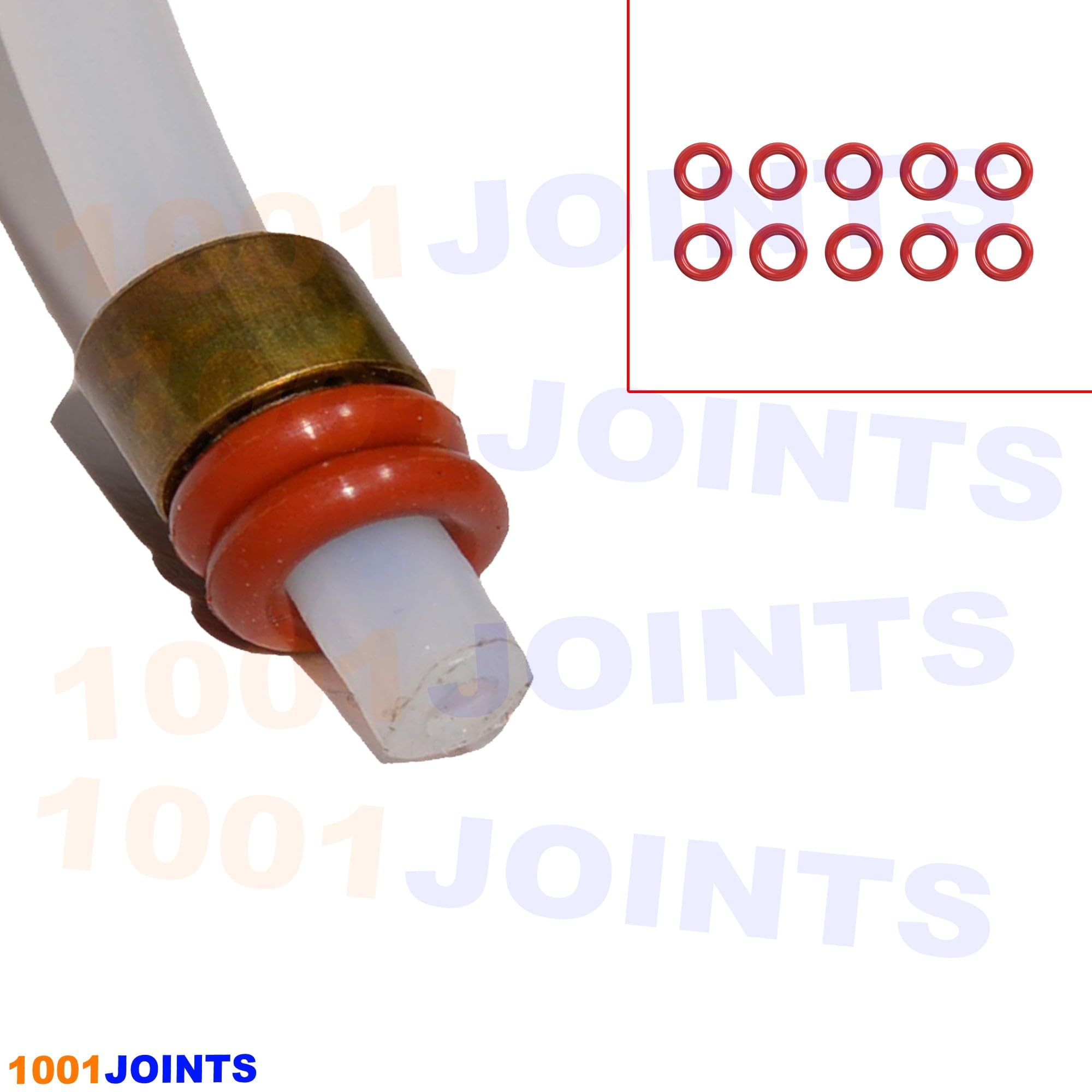 Image secondaire de Kit de 10 joints pour entretien de tuyau de pression 4mm - Compatible machines à café