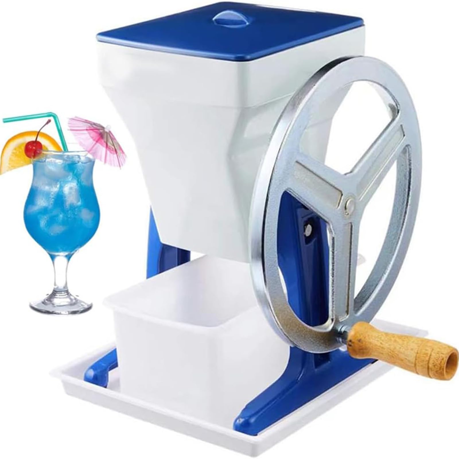 Tritaghiaccio manuale, portatile, per casa, ristoranti, feste e bar, facile da usare e design compatto