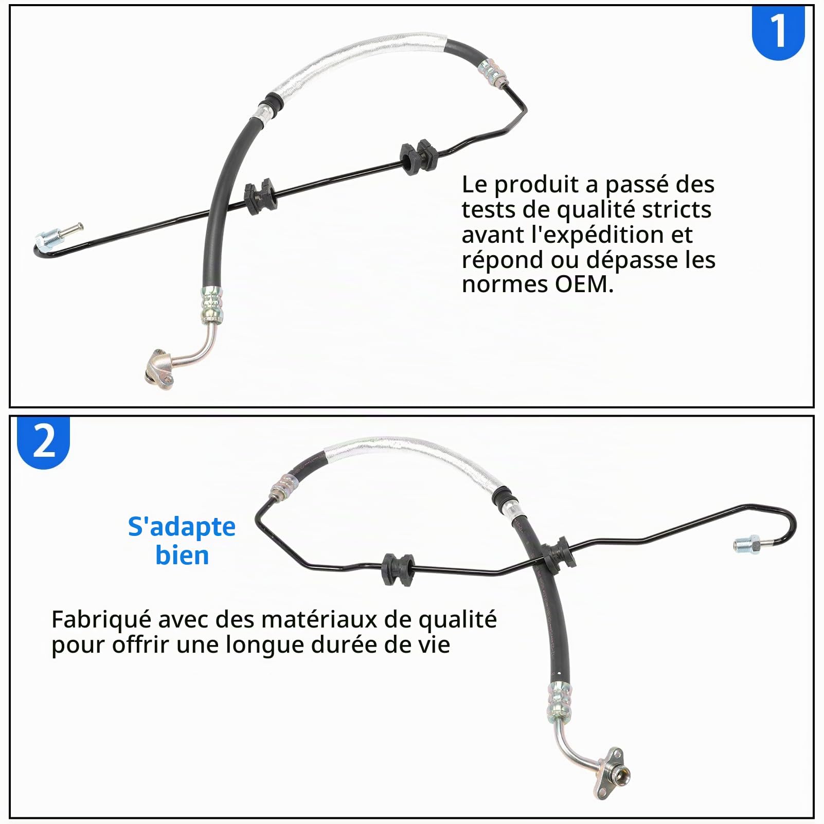 Tuyau Pression Direction Assistée 53713SWYG01 Tuyau Hydraulique pour CR-V III 07-12 2.2 i-CTDi DTEC - 5755883582