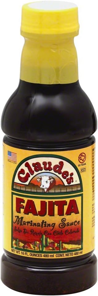 Claude's Fajita Marinade Sauce, 16-Ounce (Pack of 6)