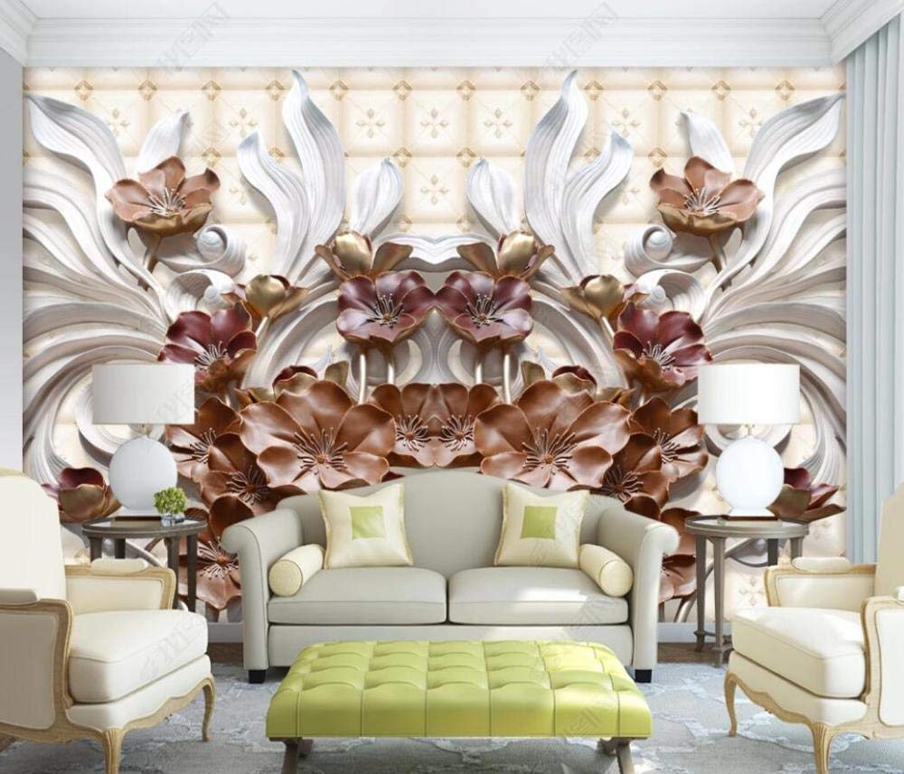 Papier Peint Panoramique Intissé 38274-1 The Wall Motif Fleurs 7 Pces 371 X 280 Cm - Luxembourg