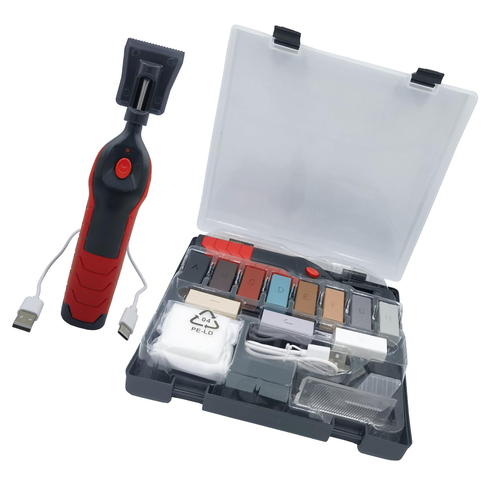 Temperature Repair Set Includes Melting Tool Waxes Sticks for Various Floor Damage Restoration Craft Floor Repair Set