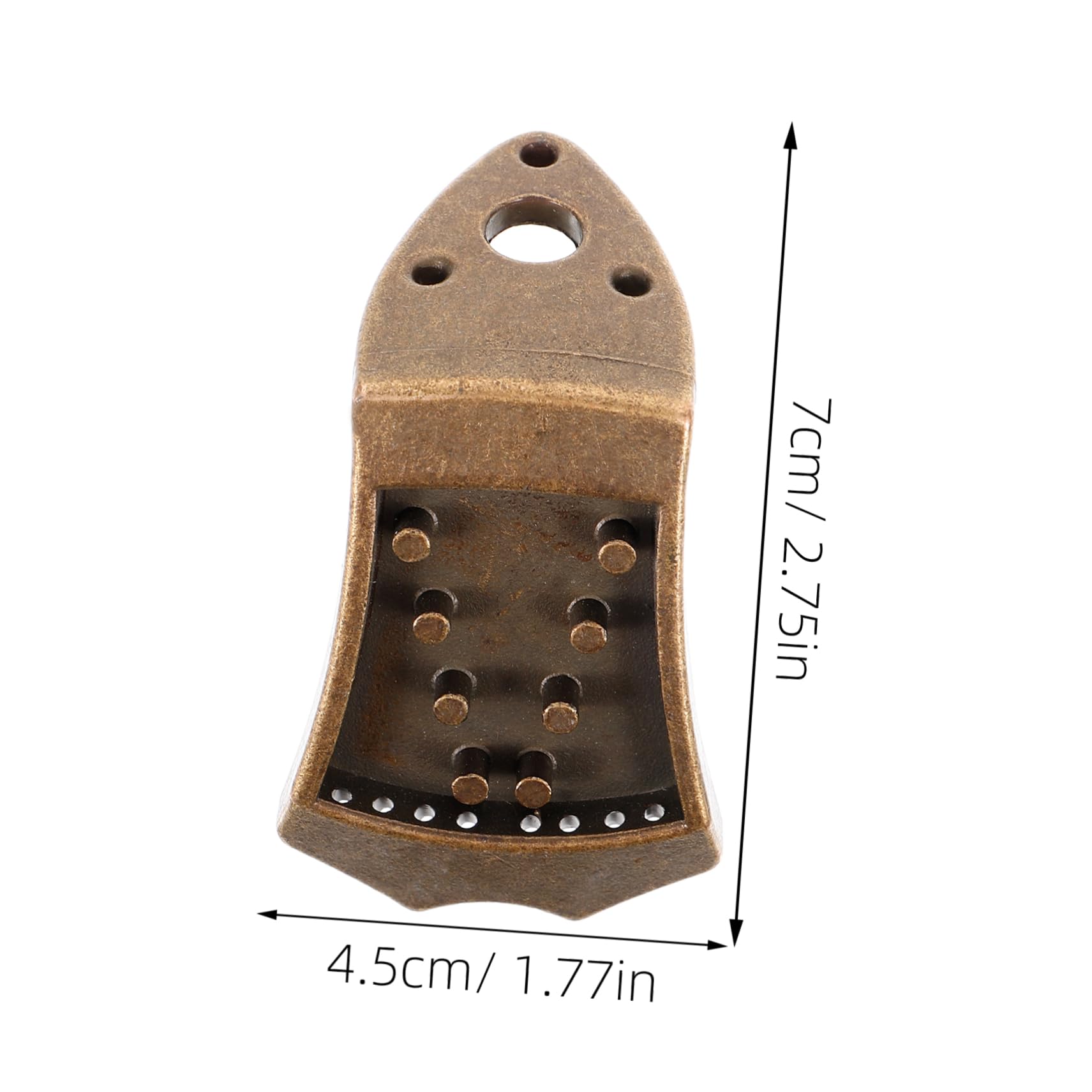 CIMAXIC Mandolin Instrument Part Mandolin Tailpiece Easy Install String Instrument Tailpiece Screws