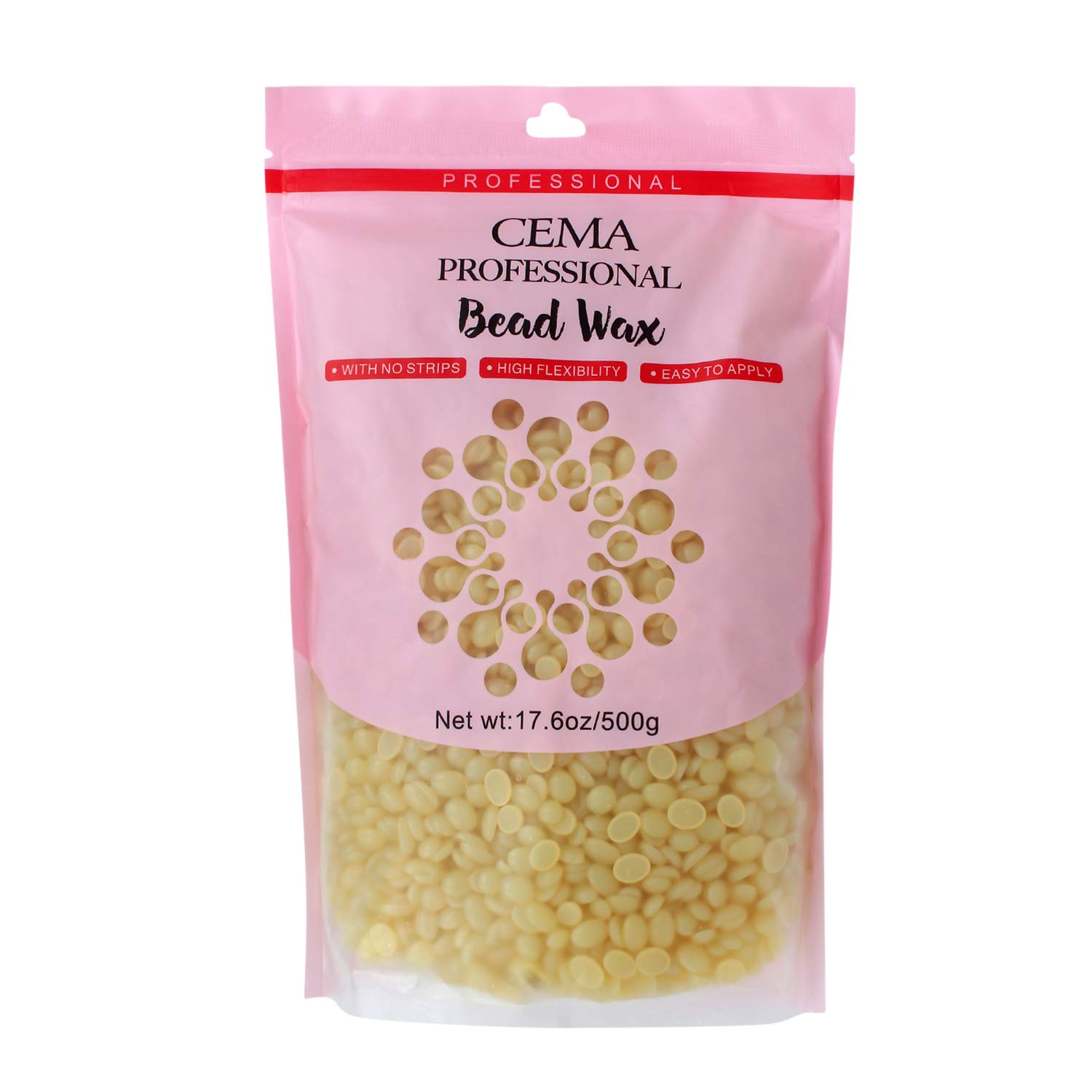 CEMA Professional Bead Wax for Hair Removal, 500g, High Flexibility, No Strips Required-image-32
