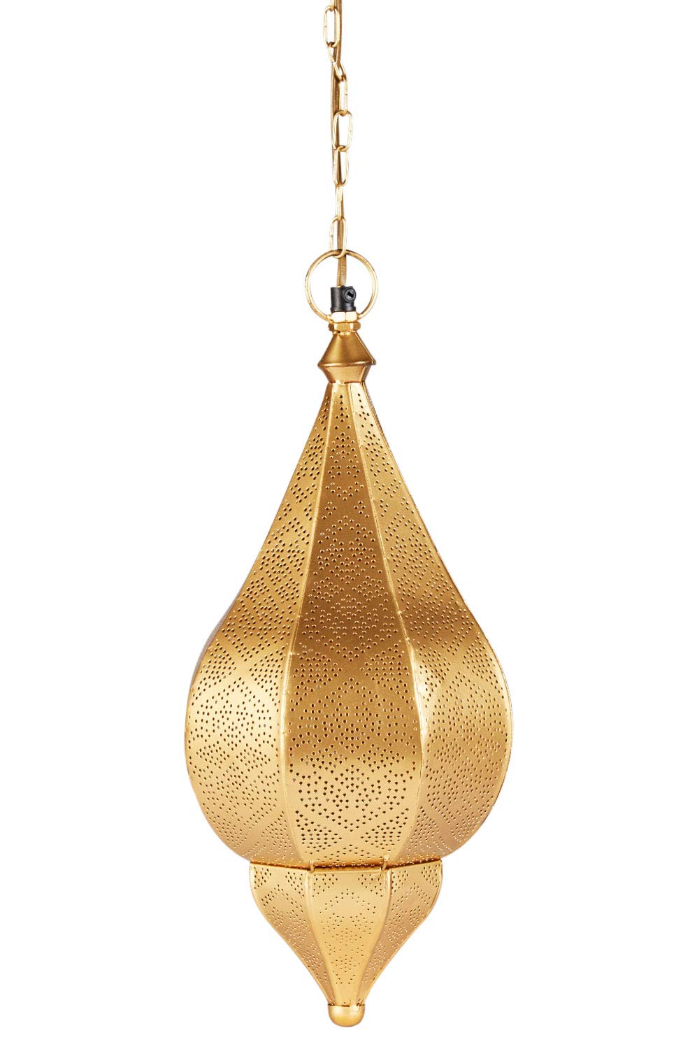 Marrakesch Suspension orientale Kihana Gold - Suspension en métal 40 cm