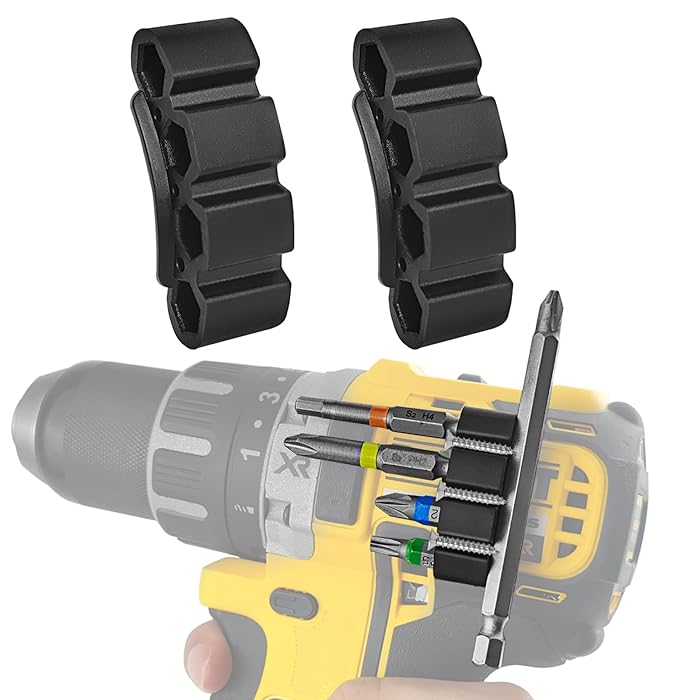 Buy Upgraded 2 Pack Bits Holster Attach to Drill,IMPROVED