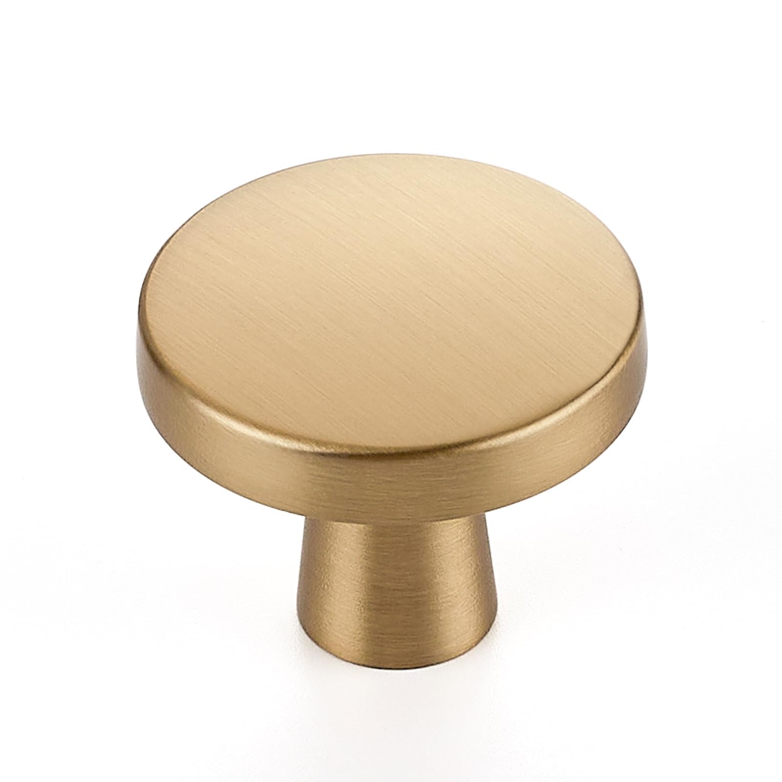 Ravinte Champagne Bronze Drawer Pulls, 1-1/4 Inch Cabinet Knobs,10 Pack