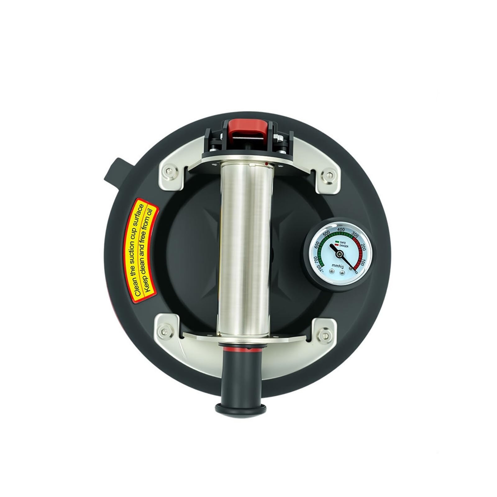 Ventosas de vidrio, La Ventosa De Vacío Con Mango Metal Acero Inoxidable Y Capacidad Carga 250 Kg Se Utiliza For Mover S, Baldosas para azulejos, parabrisas, ventanas(With box)