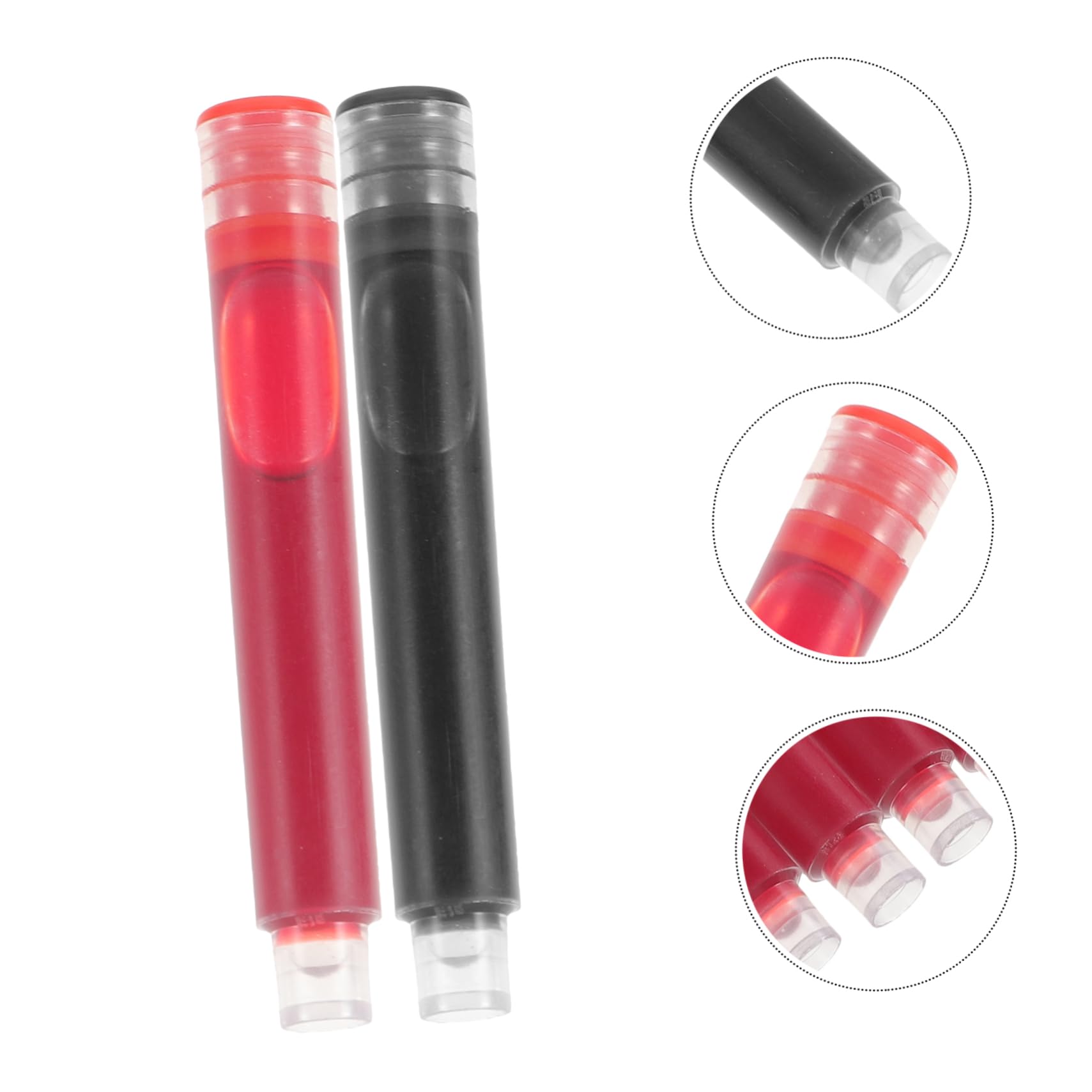 OSALADI 5 Ensembles Lot De 5 Stylos Effaçables Pour Étudiants Recharges Pour Stylos Stylos À Encre Effaçable Stylos À Plume Recharges Pour Gros Stylos Stylos Noirs 100 pièces * 5