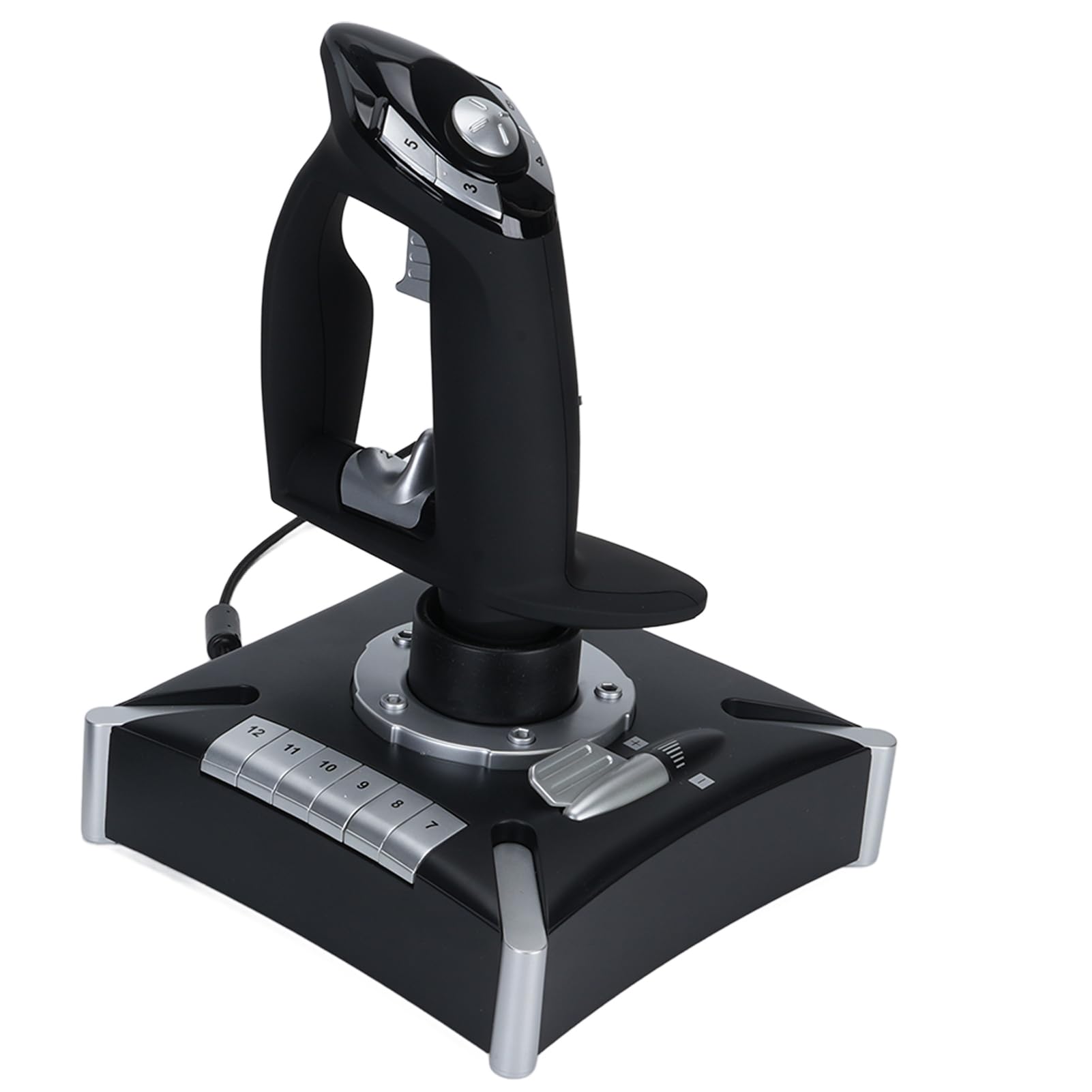 Joystick per Simulazione di Volo con Doppio Stick di Controllo Preciso per Serie X S Wins7 8 10 11, Controller per Simulatore di Volo Immersivo per Appassionati di Giochi