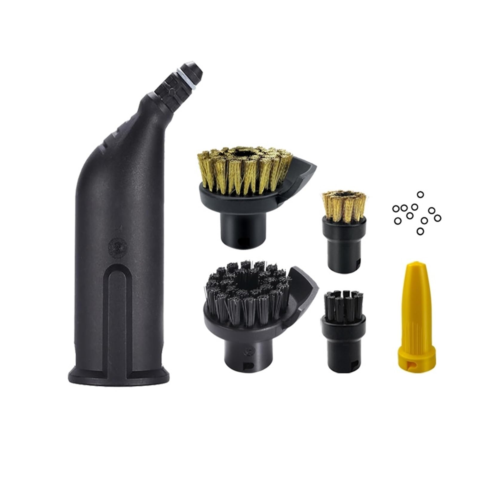 eufeifeiegds For aspiradora de Vapor SC2 SC3 SC7 CTK10, Boquilla Potente, Cabezal de Cepillo de Limpieza, Herramienta de Espejo, Cepillo, Accesorios de Repuesto wefeiegds(Beige)