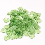 100Pcs Green Acrylic Leaf Beads, 15mm Craft Beads with Holes for DIY Jewelry Making, Earrings, Bracelets and Boho Necklace Charms