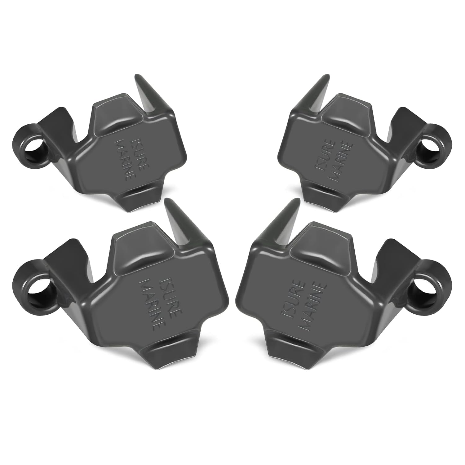 Ctemnpho Boat Bumper Clips, Pontoon Boat Square Rail Fender