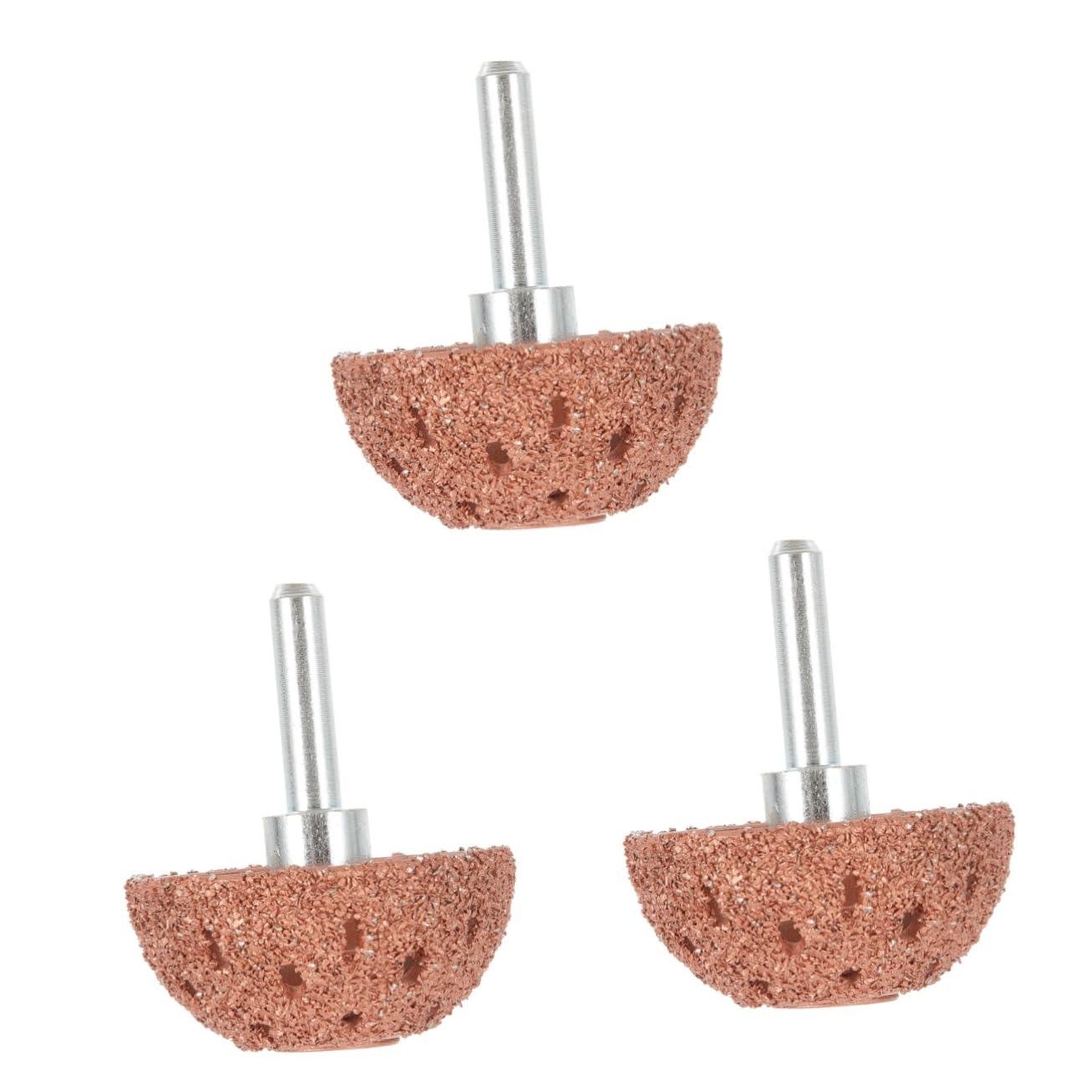 iplusmile 3piezas Rueda De Pulido Para Neumáticos De Automóvil Cabezal De Molienda De Tungsteno Herramienta De Reparación De Pinchazos Con Varilla De Enlace Mediano Uso Profesional