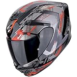 casco scorpion exo 390 Kwikfit SCORPION EXO-391 CLUTTER Nero-Rosso M