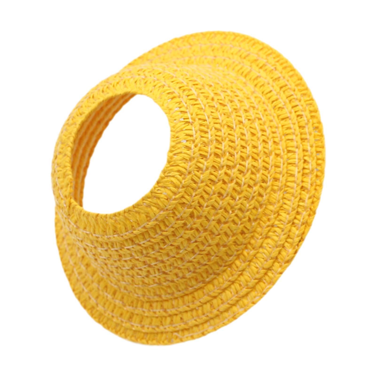 NIVAA Miniature Doll Hat for 15cm 17cm Doll Soft Stylish Photo Props Girl Doll Hat yellow-picture-13