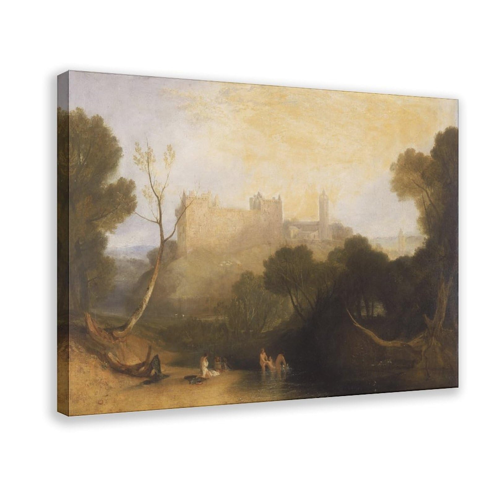 Piank Linlithgow Palace 15+ Famous Prints By Joseph Mallord William Turner Poster For Room Aesthetics Canvas Wall Art Poster And Print Frame 12X18inch
