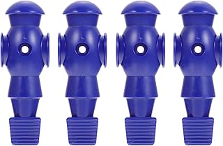 Acessórios De Mesa 4 Pcs Foosball Futebol Mesa de Futebol Homens Jogador Pe?as Pe?as de Futebol Pe?as de Futebol Mesa de Futebol Meninos Acessórios de Pebolim Azul Mini Acessórios