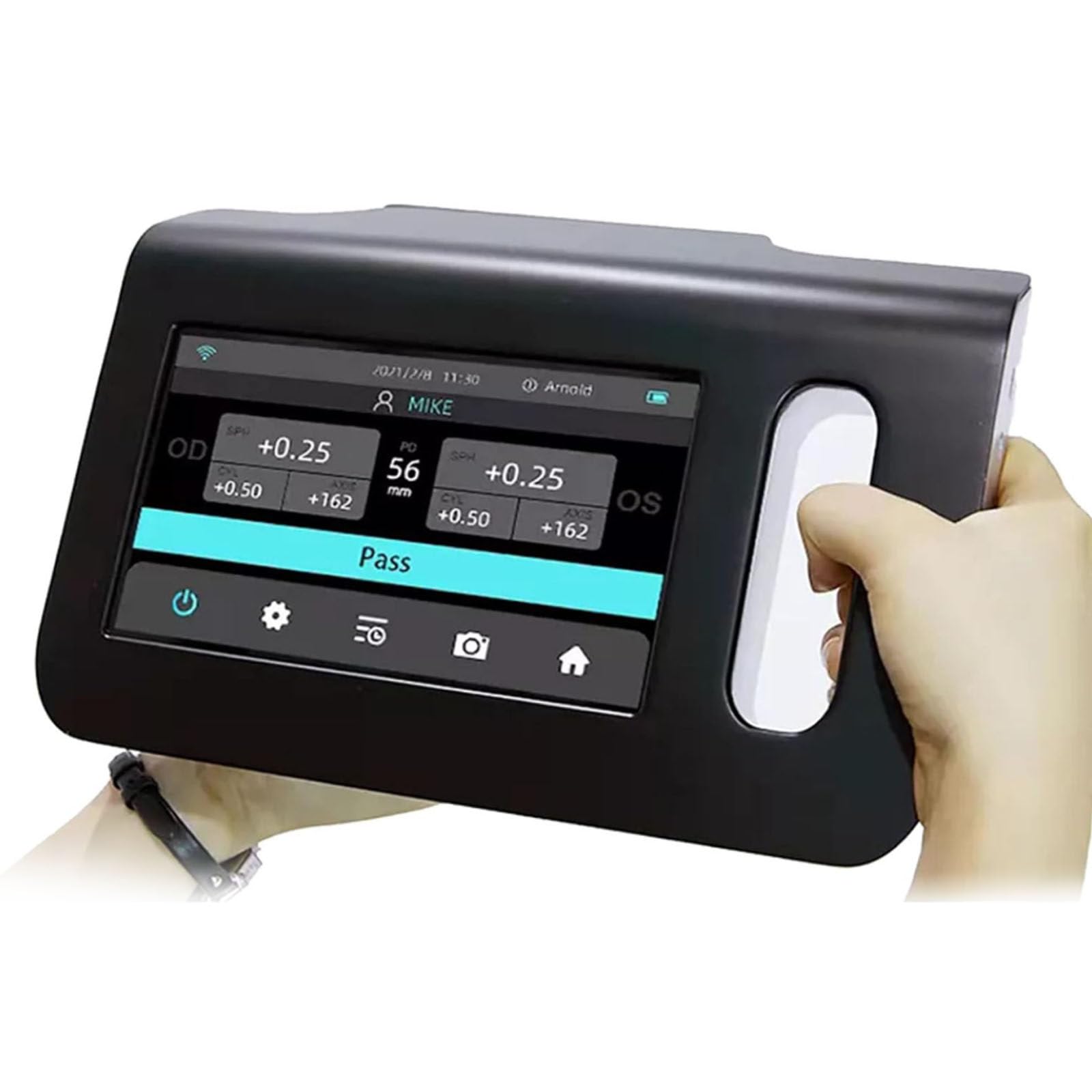 Detector oftálmico de visión oftálmica de 7 pulgadas, oftalmómetro automático portátil, equipo de optometría, instrumento óptico oftálmico, pantalla de visión portátil para examen ocular