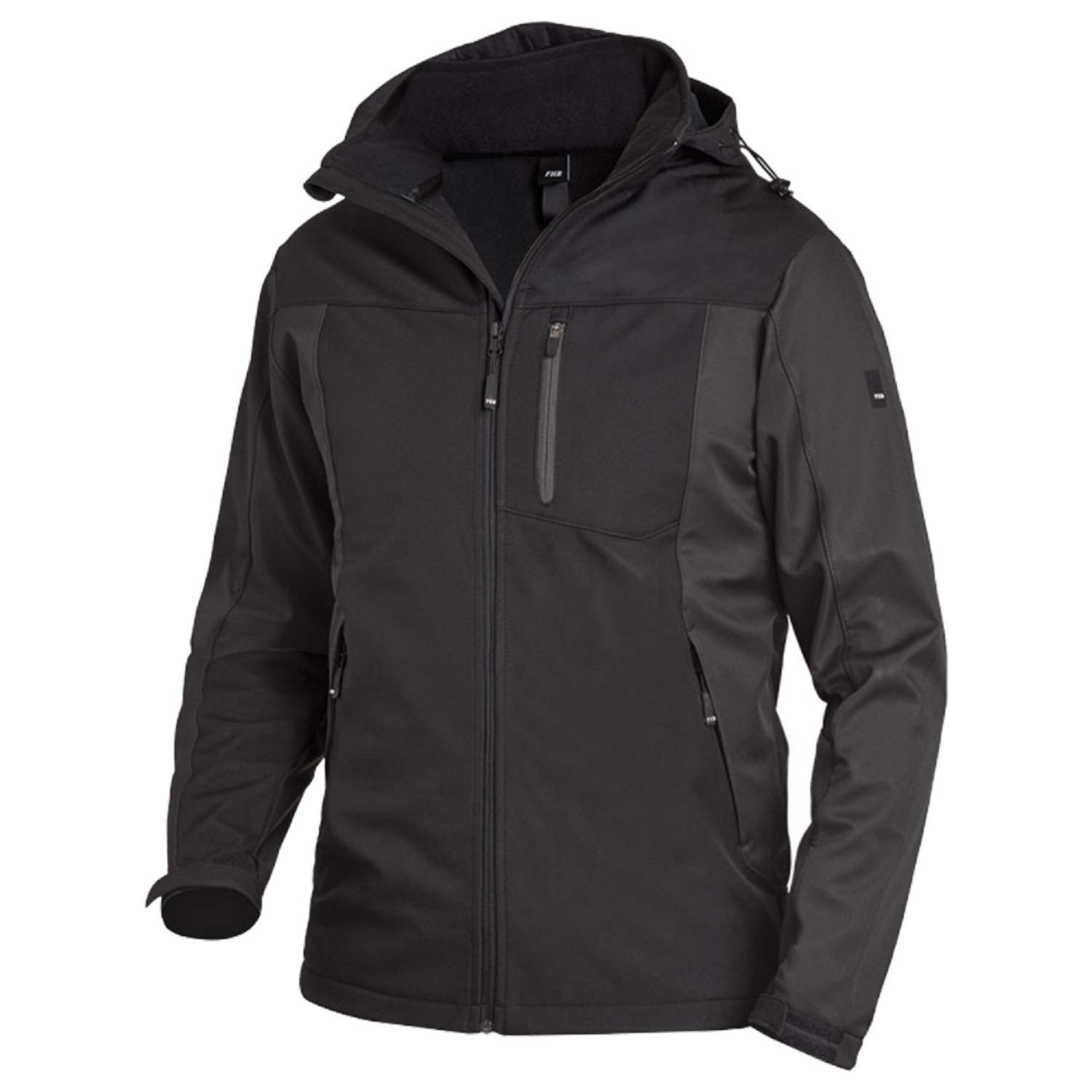 Kurtka softshell JANNIK antracytowo-czarna rozmiar XL