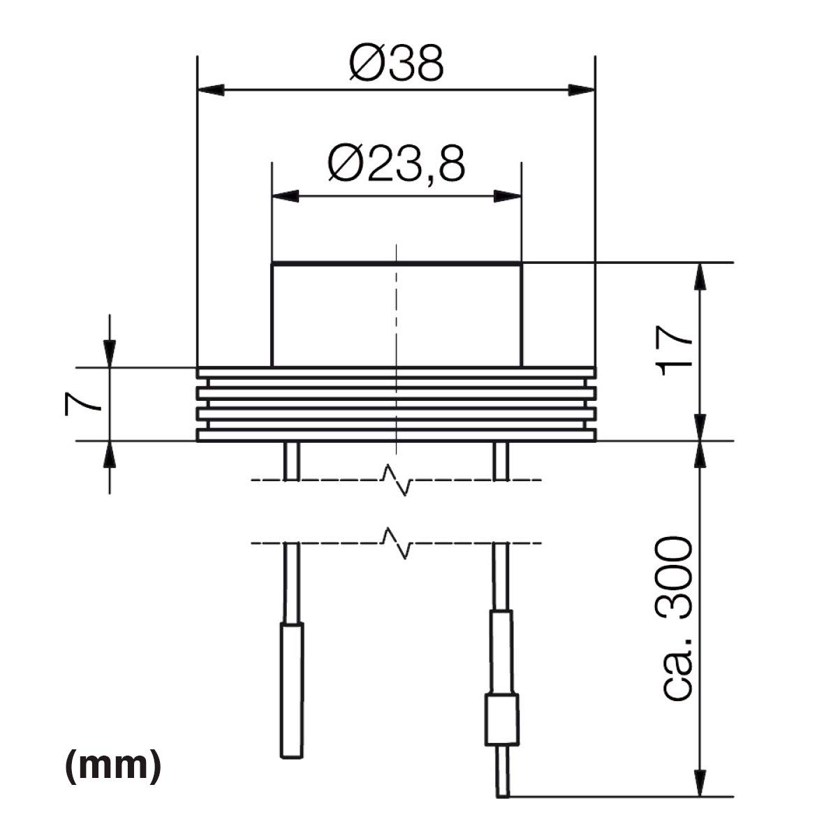 VBLED Lot De 3 Spots LED 1 W « CYLINDRO » 3 V 3000 K