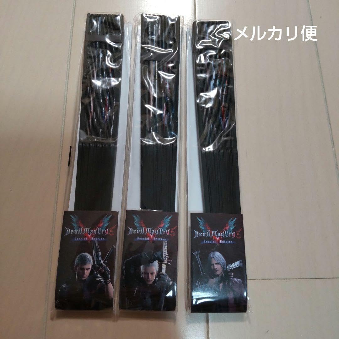 デビルメイクライ ネロ ダンテ V バージル 扇子 セット デビルメイクライ ネロ ダンテ V バージル 扇子 セット