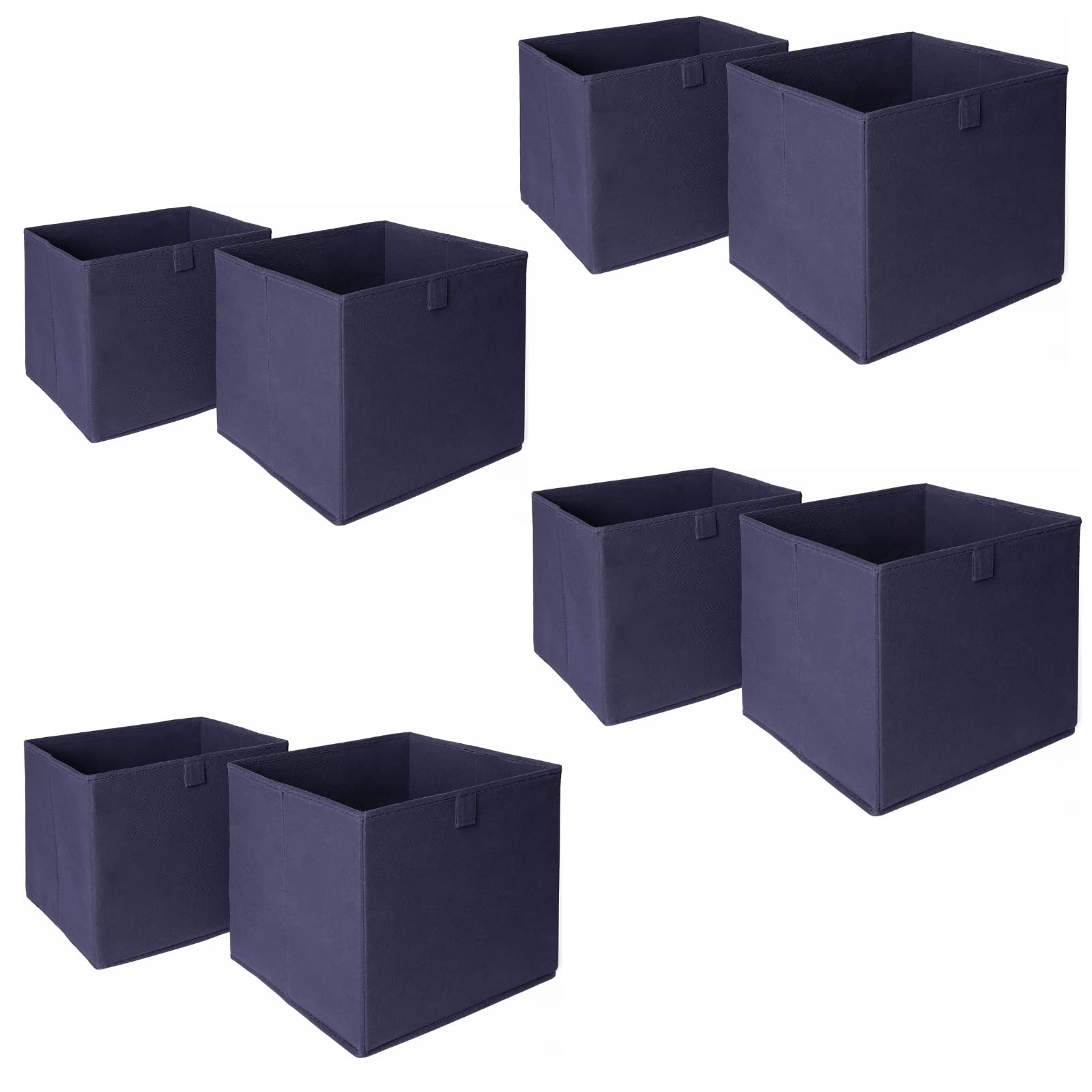 OHS Pack Of 8 Folding Storage Organiser Cube Home Laundry Box from B&Q