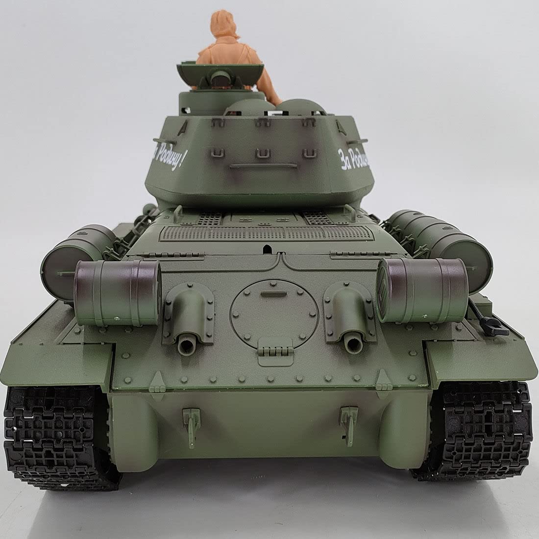 1:16 T34/85 Tanque de combate de construcción de maquetas (versión actualizada/verde militar)
