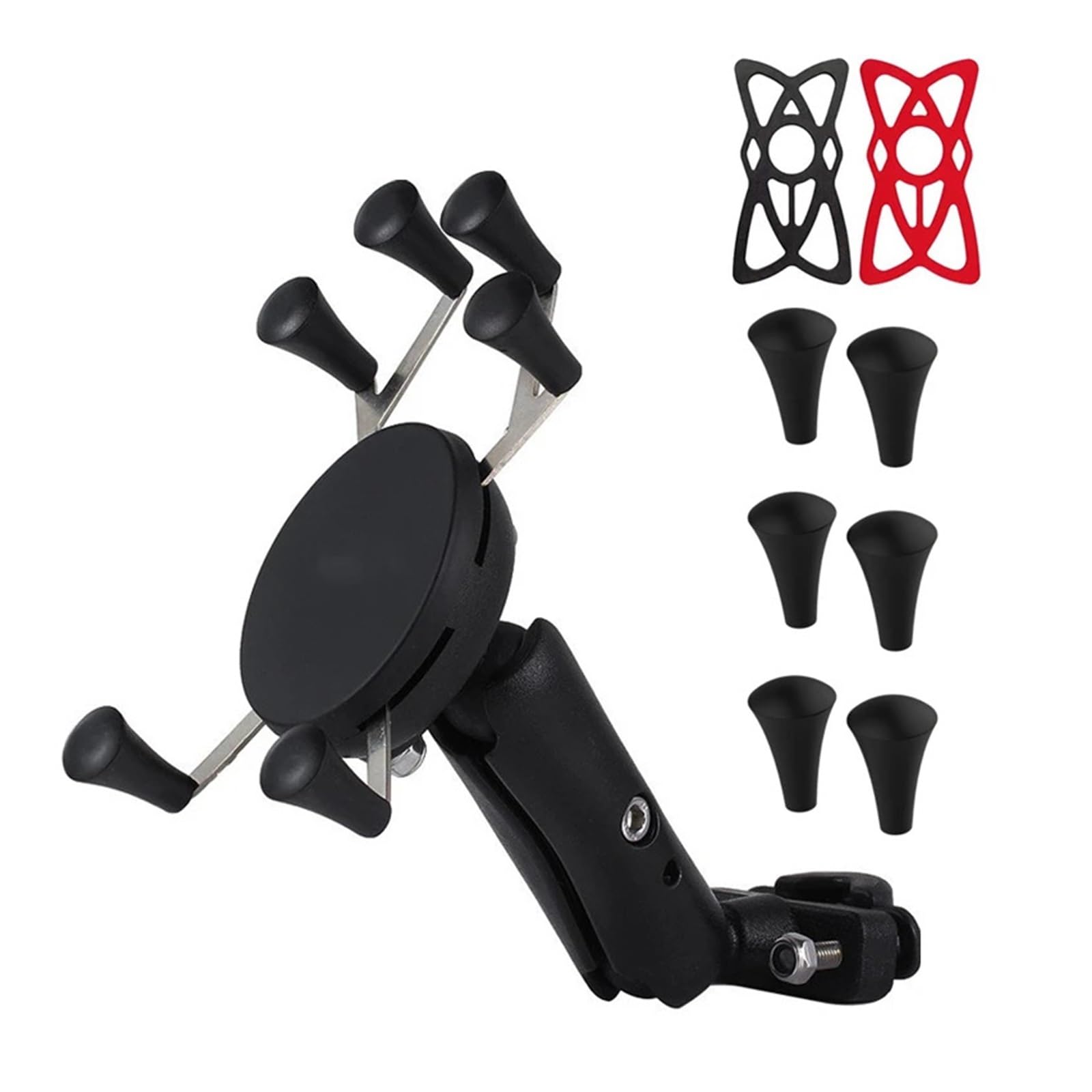 Supporto for manubrio moto for bici Supporto for smartphone cellulare compatibile con iPhone 11 8 7 Compatibile con supporti for telefono xiaomi mi 9 mix