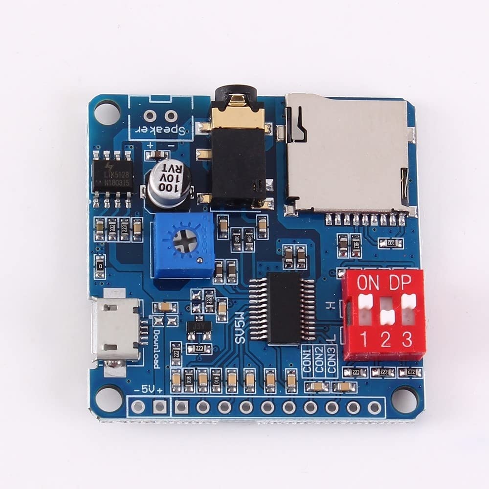 Voice Sound Playback Module Arduino MP3 Player Module UART I/O Trigger Class D Amplifier Board - Foto 6