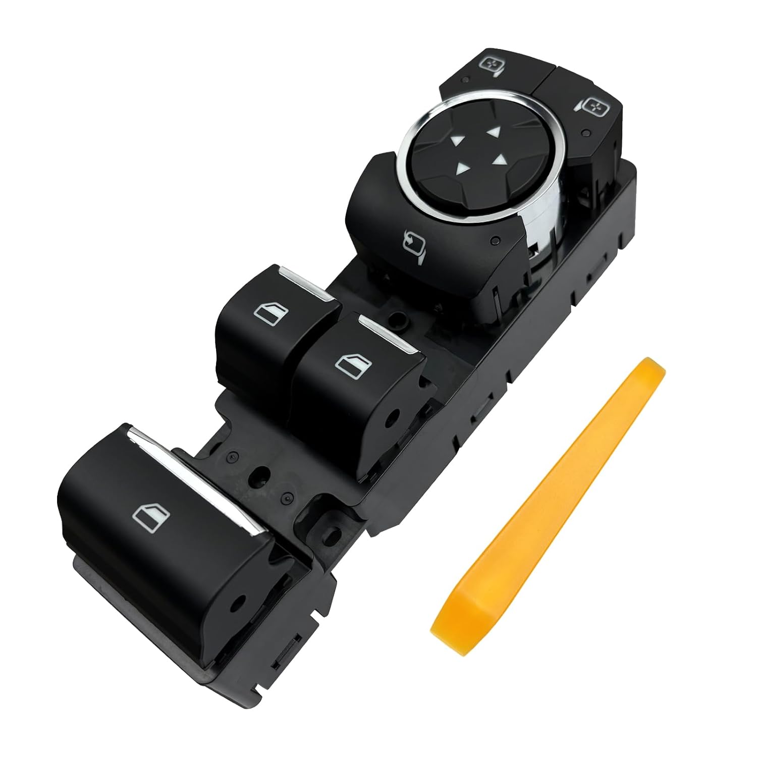 Driver-Side Window Switch - FR3Z-14529-AC, FR3T-14540-AEW, FR3B-14A564-AF3ZHE - Fits 15-21 Ford Mustang - Plug & Play, Free Pry Bar​