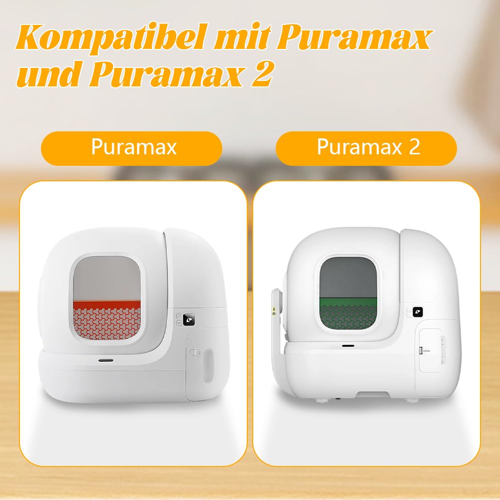 6 Stück Geruchsvernichter N50 kompatibel mit pura Max & pura Max 2, Geruchsentferner Kartuschen für Selbstreinigende Katzentoilette, Sicher und Nicht Reizend, Hartnäckige Haustiergerüche zu entfernen