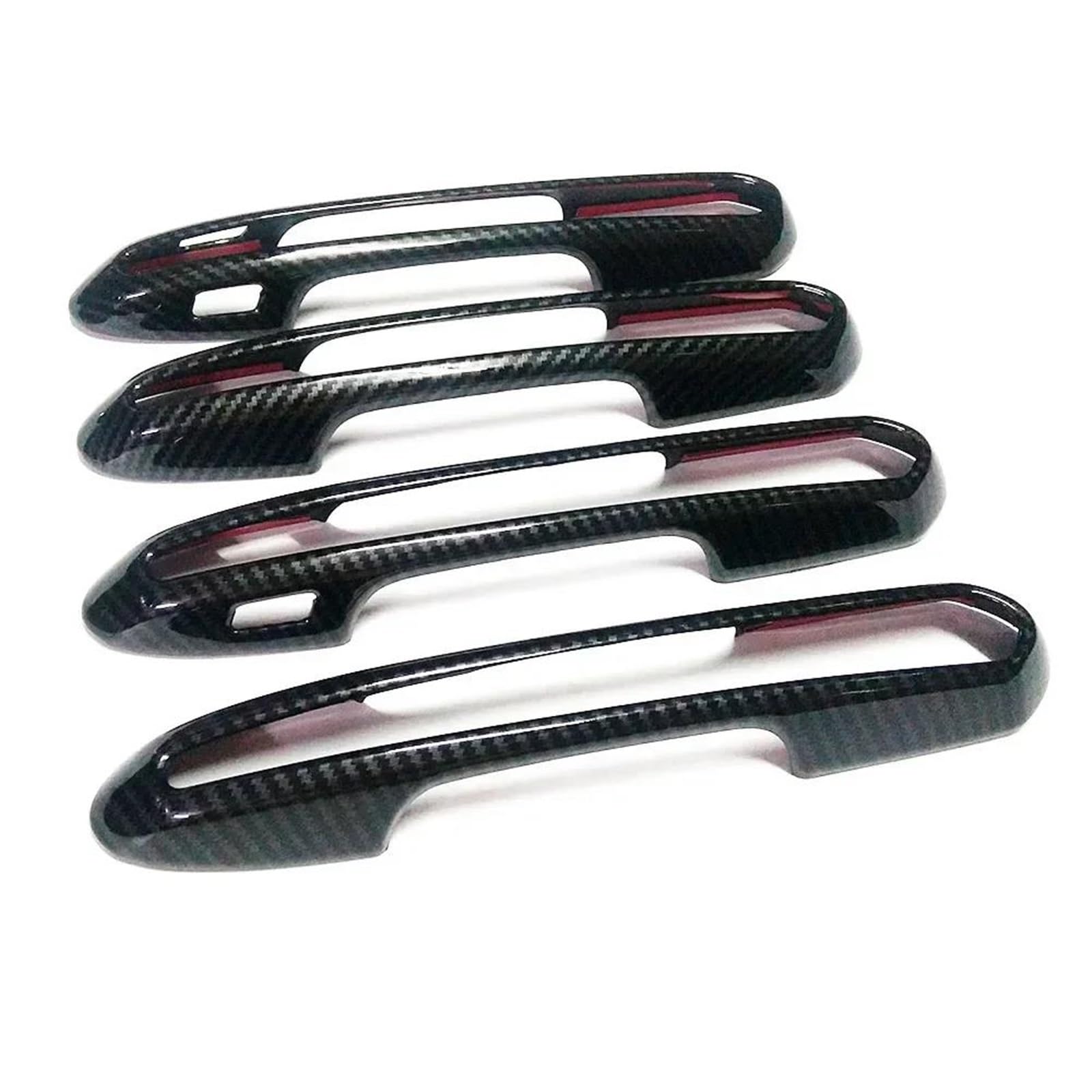 Dtasmbd Black 1 Exterior Side Door Handle Protective Covers Car Exterior Door Handle Cover For For Rav4 For Rav 4 2019-2025 Protection Covers Trim Auto(Black 1)